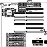 UNIDENTIFIED &nbsp; 486 MOTHER BOARD
