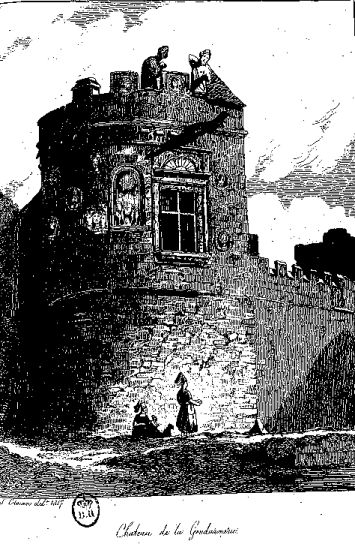 Tower in the Ch&acirc;teau de Calix, at Caen