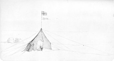 Amundsen's Polheim&mdash;E. A. Wilson, del.