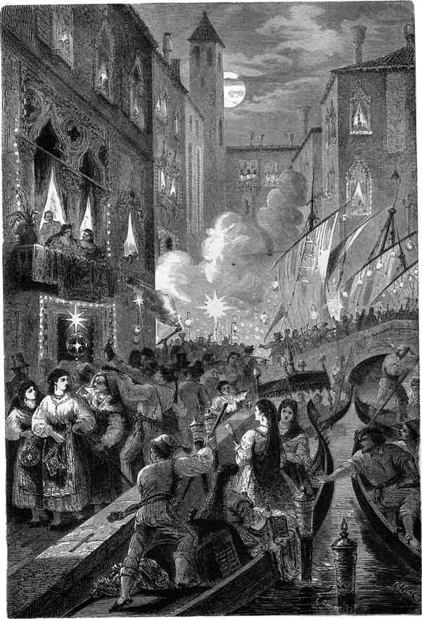 A VENETIAN FESTIVAL.&mdash;C. HULK.