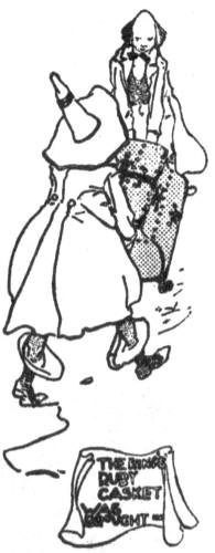 The ruby casket was
brought