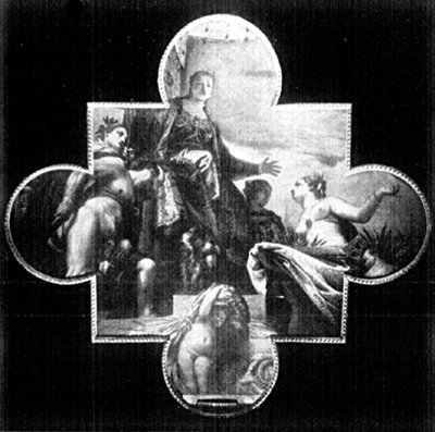 VENICE WITH HERCULES AND CERES FROM THE PAINTING BY
VERONESE
In the Accademia