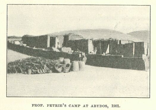 060.jpg Prof. Petrie&rsquo;s Camp at Abydos, 1901. 