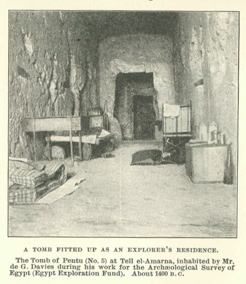 382.jpg a Tomb Fitted up As an Explorer's Residence. 
