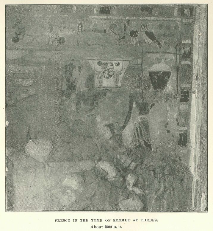 360.jpg Fresco in the Tomb of Senmut at Thebes.  About
1500 B.c.
