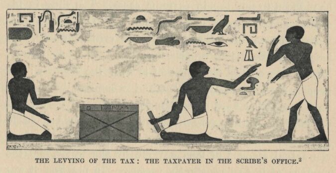 128.jpg the Levying of The Tax: The Taxpayer in The Scribe&rsquo;s Office 