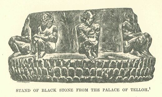 258.jpg Stand of Black Stone from the Palace Of Telloh. 