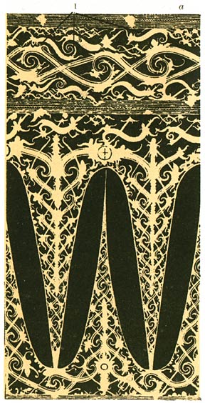 Schnitzereien auf Bambusk&ouml;chern.