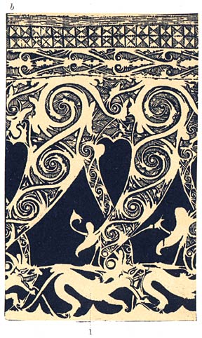 Schnitzereien auf Bambusk&ouml;chern.