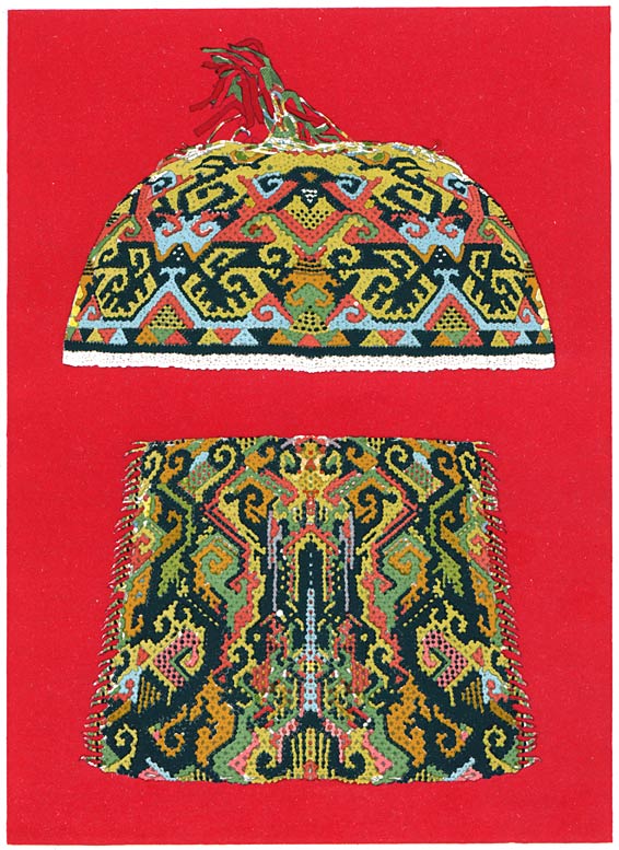 Perlenverzierungen f&uuml;r M&uuml;tzen.