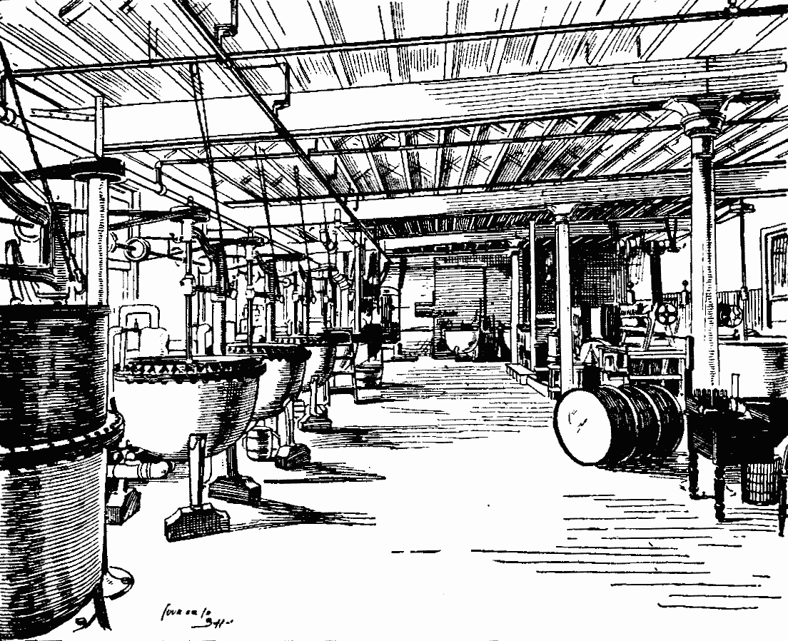 Illustration:
Section of Chemical Laboratory.