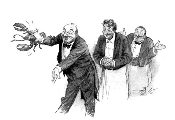 HALF A DOZEN TIMES A NIGHT OR OFTENER HE TRAVELLED
UNDER ESCORT THROUGH THE DINING ROOM