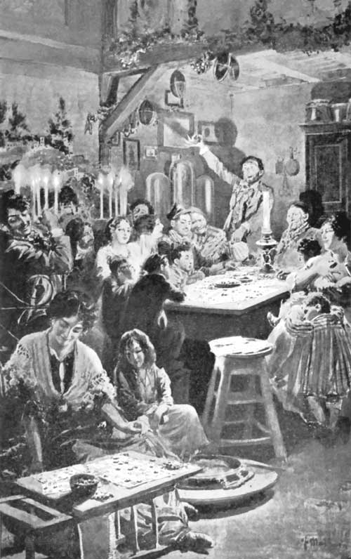A Game of Loto on Christmas Evening in
Naples.