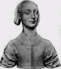 62. Marmorb&uuml;ste der Marietta Strozzi von Desiderio.