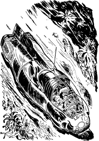 _"We better take it easy, Astro," said Tom.
"Turn off the lights."