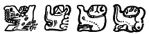 Figs. 11, 12, 13, 14.

GLYPHS FOR MAYA MONTH ZOTZ (BATS).