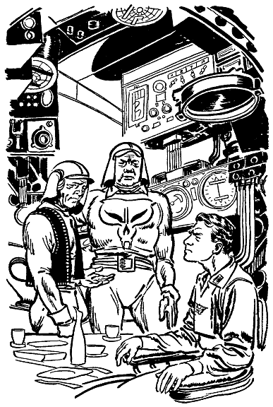 "I know we're going to be sent to the prison asteroid
and we deserve it," said Loring.