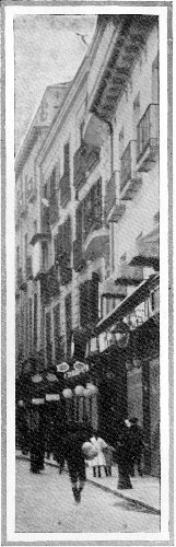 THE CALLE DEL PRINCIPE, MADRID

Where Borrow opened a shop for the sale of New Testaments, which was
finally closed by order of the Government.