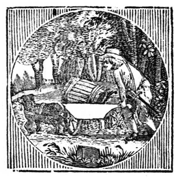 Dogs are not often put to work&mdash;Drive on old man and do not overset.