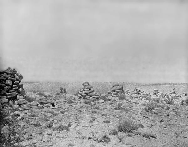 Fig. 254&mdash;Defensive wall on the East Mesa