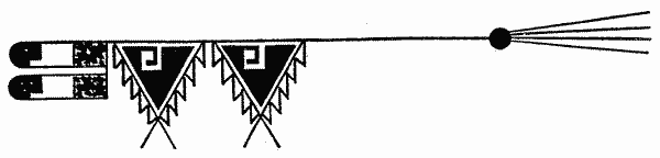 Fig. 325&mdash;Double triangle; two breath feathers