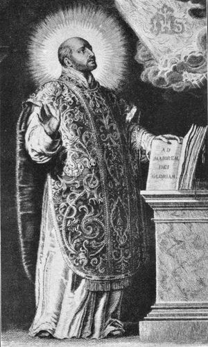 St. Ignatius at the Holy Sacrifice. Painted by
Rubens.