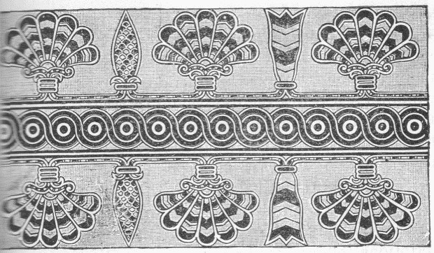 23.&mdash;COLORED FRIEZE IN ENAMELLED TILES.