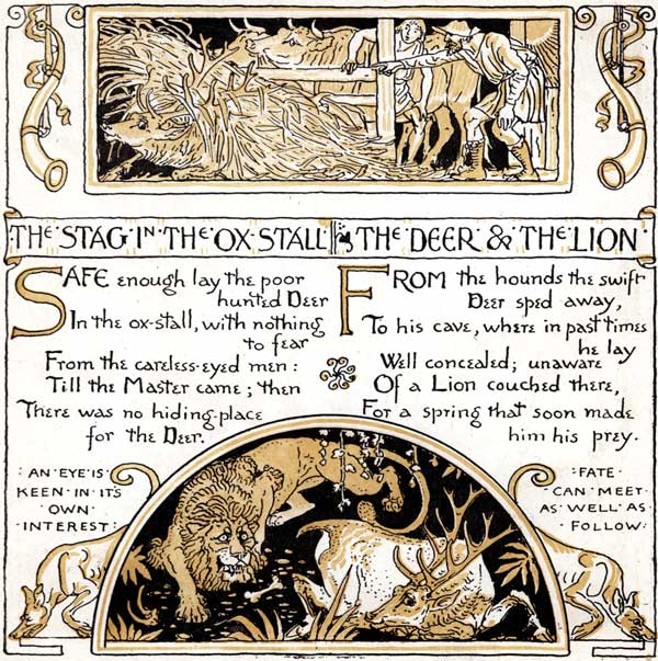 The Stag in the Ox Stall