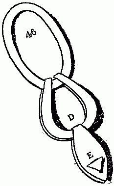 Fig. 46&mdash;Oriental-looking ear-rings.