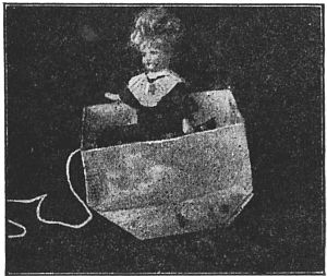 Fig. 99&mdash;The cart can be trundled about like one made of wood.