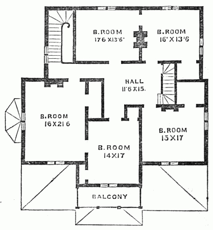 Fig. 72.&mdash;Second Floor.