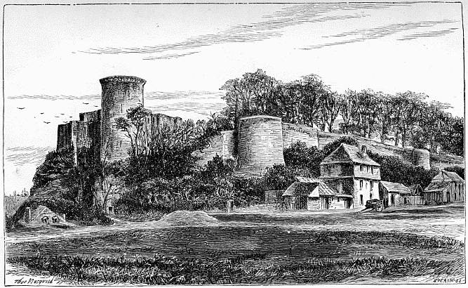 THE CASTLE OF FALAISE&mdash;BIRTHPLACE OF WILLIAM THE CONQUEROR.