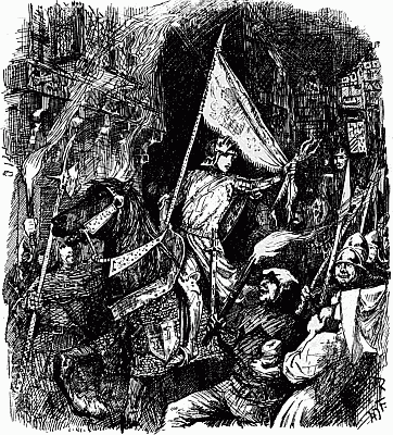 'Then spurred she her horse .&nbsp;.&nbsp;. and put out the flame'