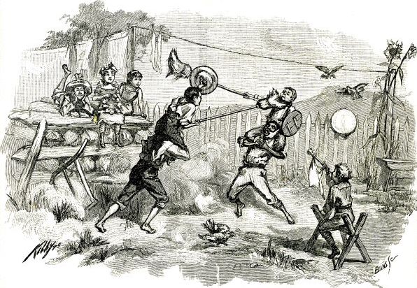 THE TOURNAMENT.&mdash;Drawn by James E. Kelly.