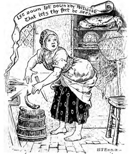 Let down Let Down thy Petticoat That Lets thy Feet be
Seen