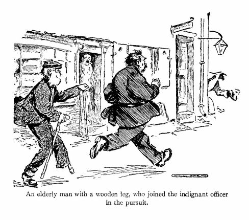 &lsquo;An Elderly Man With a Wooden Leg, Who Joined The Indignant Officer in the Pursuit.&rsquo; 
