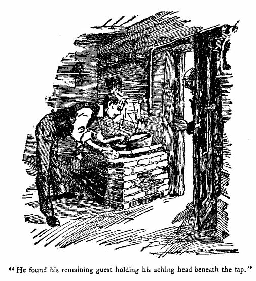 &lsquo;he Found his Remaining Guest Holding His Aching Head Beneath the Tap.&rsquo; 