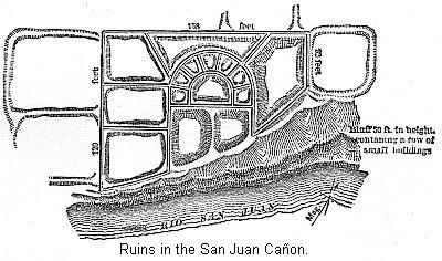 Ruins in the San Juan Ca&ntilde;on.