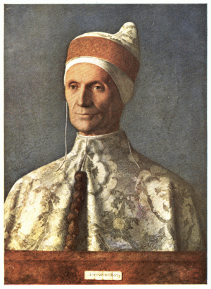 PLATE XII.&mdash;GIOVANNI BELLINI

THE DOGE LOREDANO

National Gallery, London