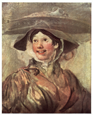 PLATE XXXVIII.&mdash;WILLIAM HOGARTH

THE SHRIMP GIRL

National Gallery, London