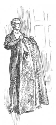"PETER CAME FORWARD WITH THE COLONEL'S GREATCOAT IN HIS
HAND."