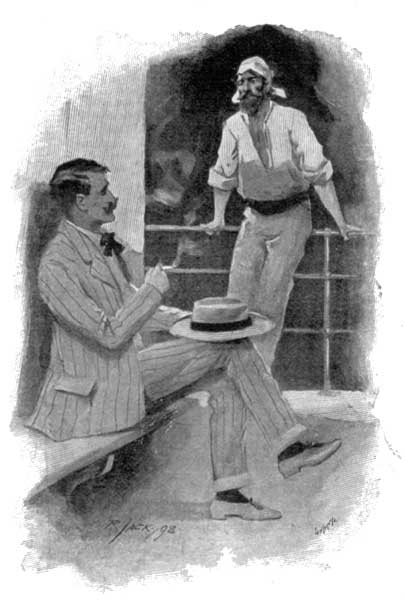 "'THIS STEAMER IS PLAYED OUT. I SHALL TAKE ONE OF THE
BOATS AND SKIP.'"