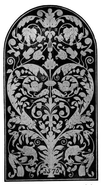 Plate 39.&mdash;Panel from Church of S. Mary Magdalene,
Breslau.

