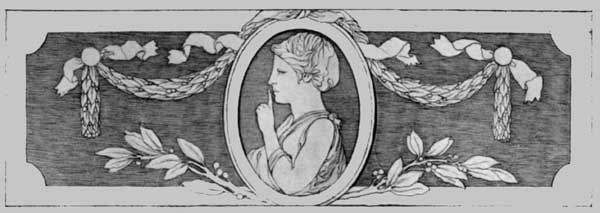 Plate 49.&mdash;Panel from back of Riesener's bureau, made
for Stanislas Leczinski, with figure of Secrecy.

