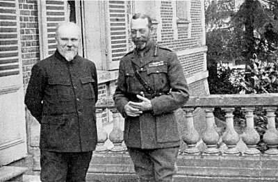 HIS MAJESTY THE KING, WITH PRESIDENT POINCAR&Eacute;, IN FRANCE, 1916. HIS MAJESTY GRACIOUSLY
CONSENTED TO POSE FOR ME