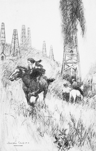 CLOVER TOOK THE BIT BETWEEN HER TEETH AND BEGAN TO
RUN.