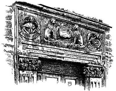 LATE GOTHIC LINTEL AT TRA�