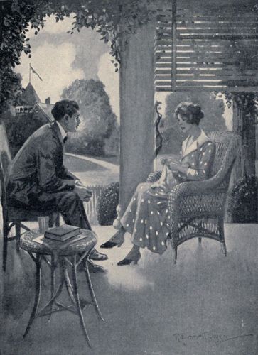 "'I shall begin to believe you are a man-hater,' laughed
Luke"