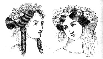 Fig. 4 And 5.&mdash;Head-Dresses.