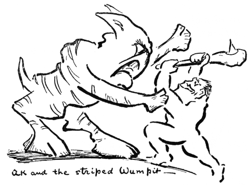 Ak and the striped Wumpit&mdash;